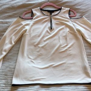 Pretty key hole blouse from Banana Republic
